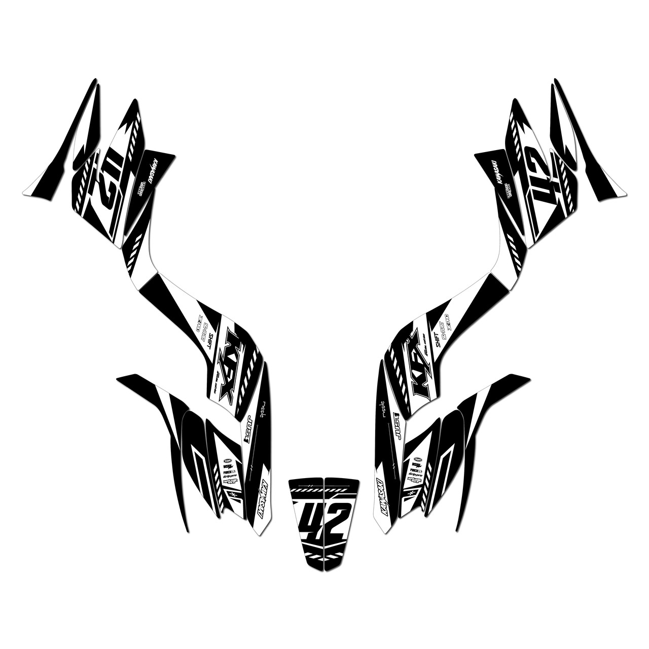 Kawasaki KFX90 Graphics Kit (All years) Lethal | KalairGFX