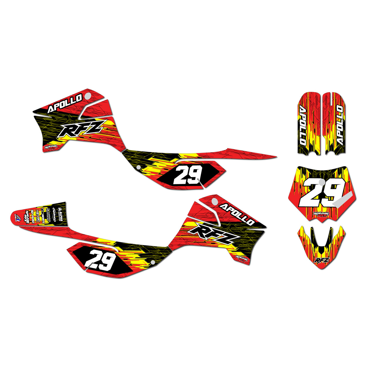 Apollo RFZ X4-X6 X14-X19 Graphics Kit (All years) Fracture |