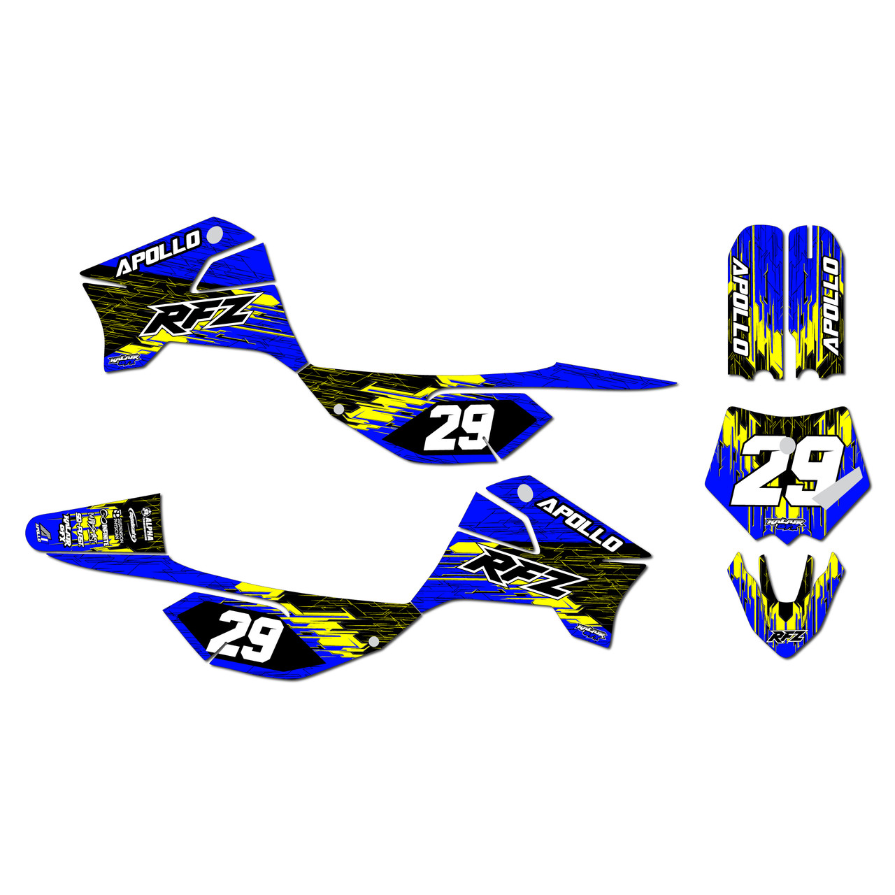Apollo RFZ X4-X6 X14-X19 Graphics Kit (All years) Fracture |