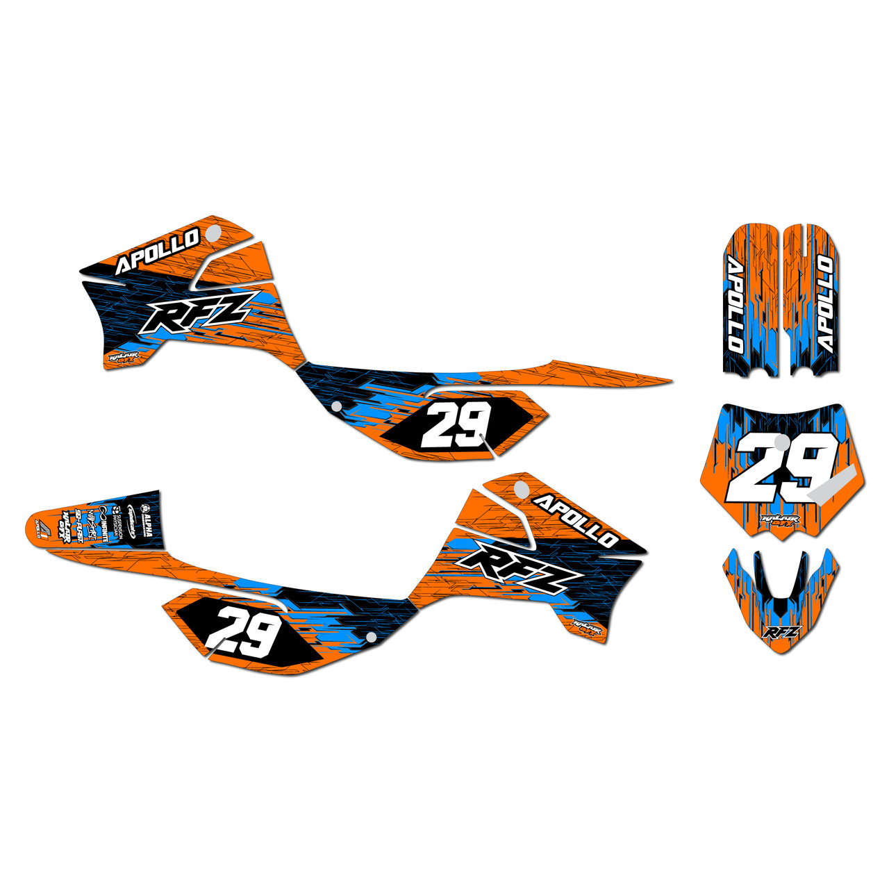 Apollo RFZ X4-X6 X14-X19 Graphics Kit (All years) Fracture |