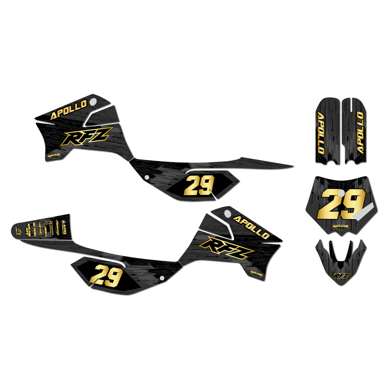 Apollo RFZ X4-X6 X14-X19 Graphics Kit (All years) Fracture |