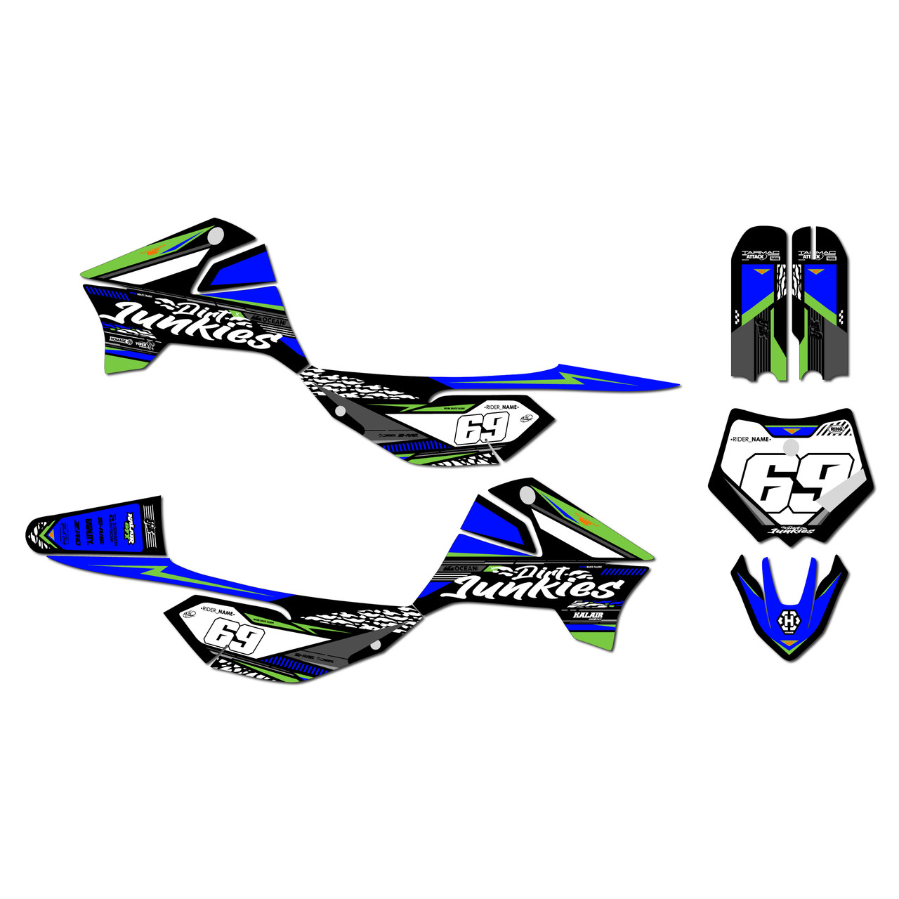Apollo RFZ X4-X6 X14-X19 Graphics Kit (All years) Rugged |
