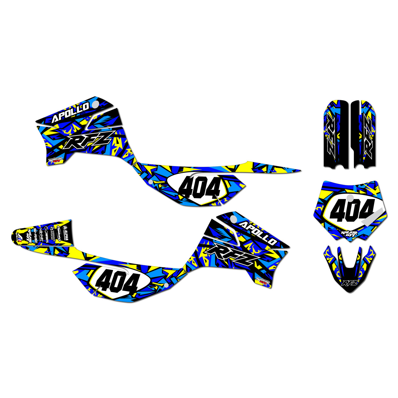 Apollo RFZ X4-X6 X14-X19 Graphics Kit (All years) Shatter |