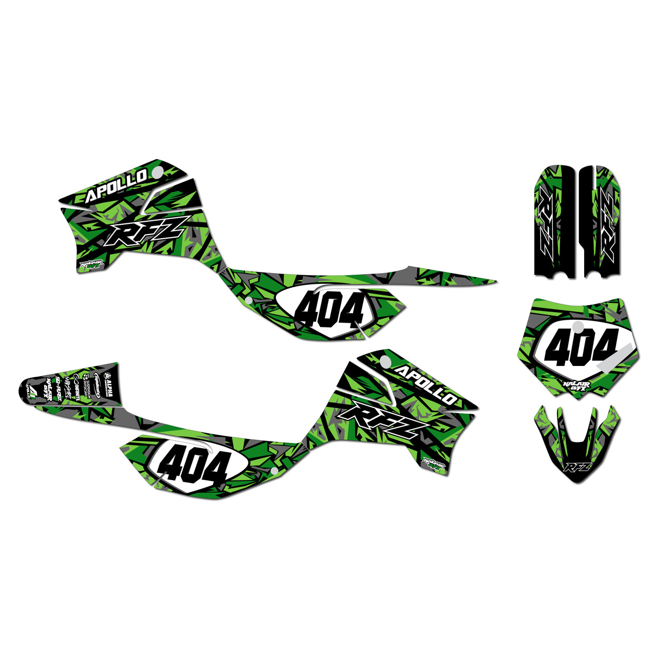 Apollo RFZ X4-X6 X14-X19 Graphics Kit (All years) Shatter |