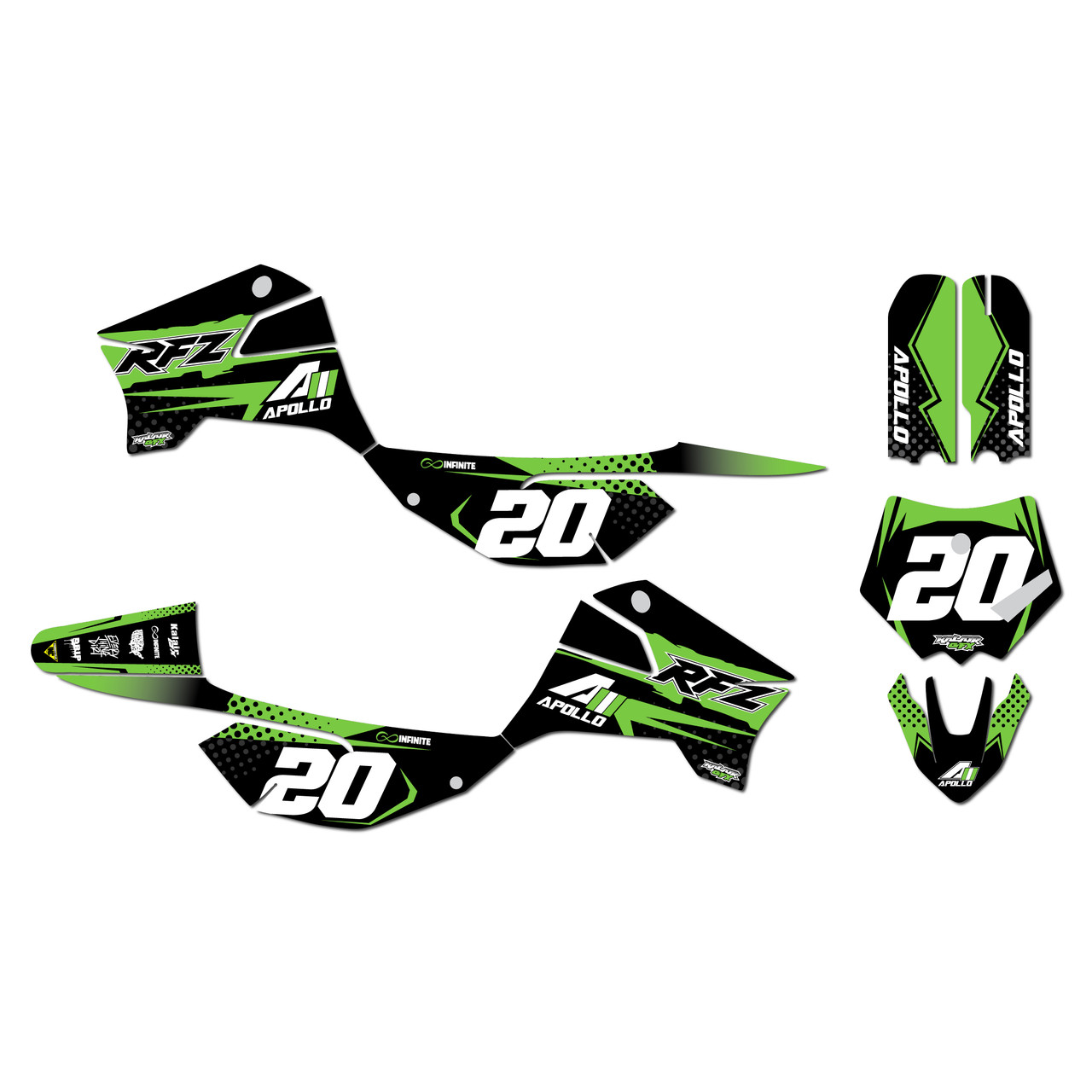 Apollo RFZ X4-X6 X14-X19 Graphics Kit (All years) Spear