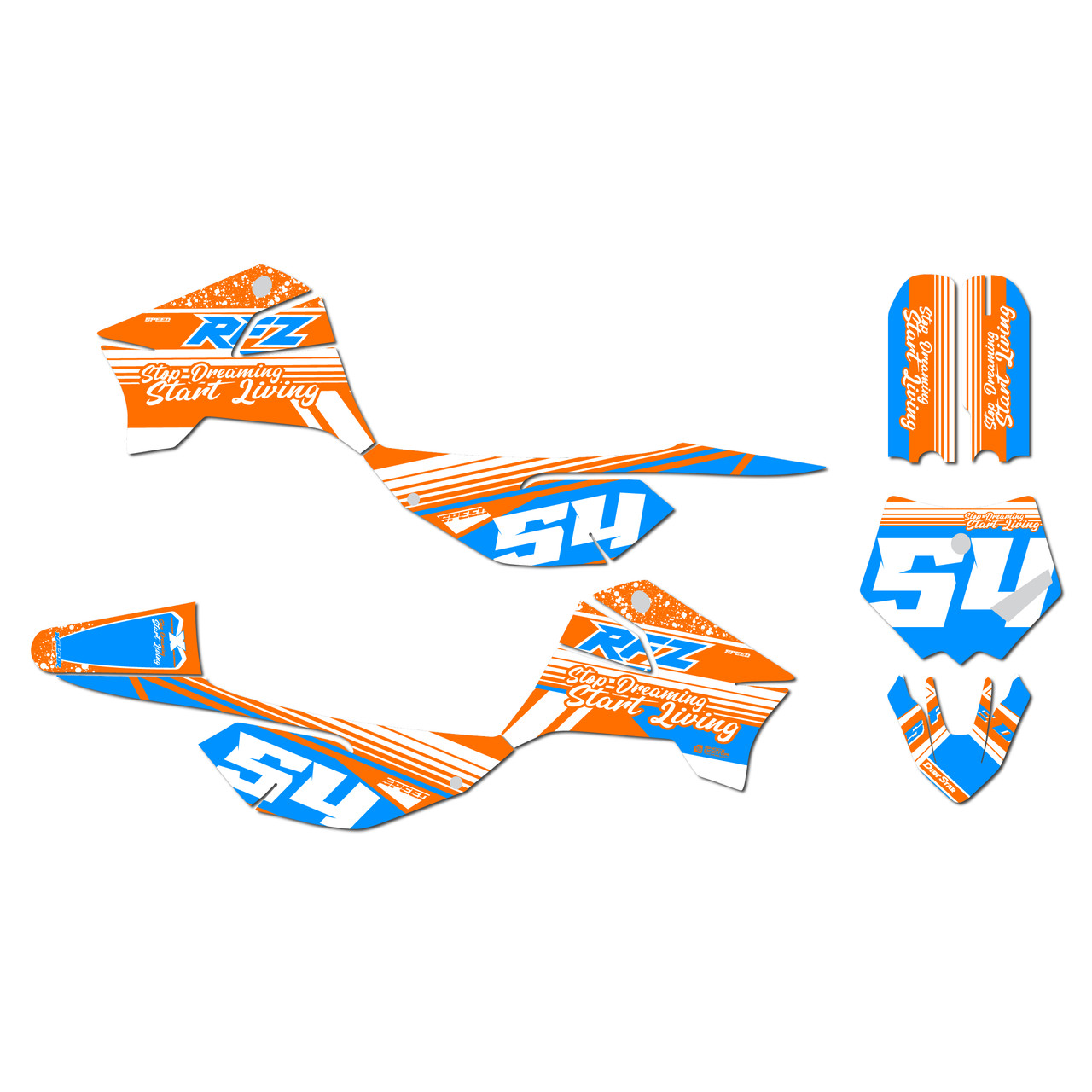 Apollo RFZ X4-X6 X14-X19 Graphics Kit (All years) Split |