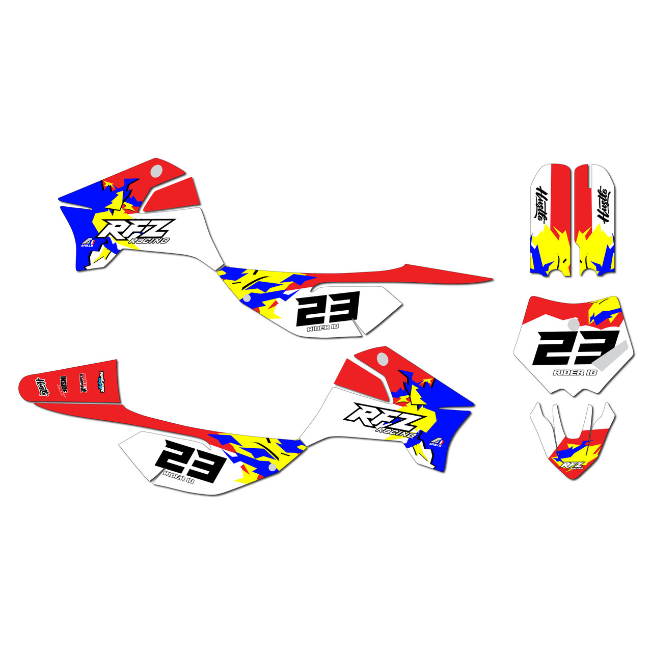 Apollo RFZ X4-X6 X14-X19 Graphics Kit (All years) Throwback