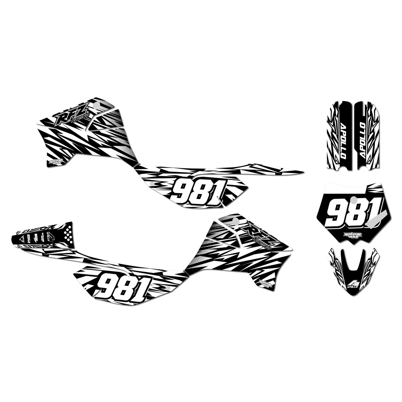 Apollo RFZ X4-X6 X14-X19 Graphics Kit (All years) Twitch |