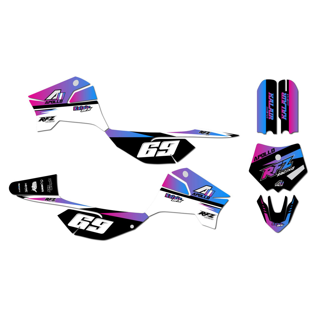 Apollo RFZ X4-X6 X14-X19 Graphics Kit (All years) Voltaic