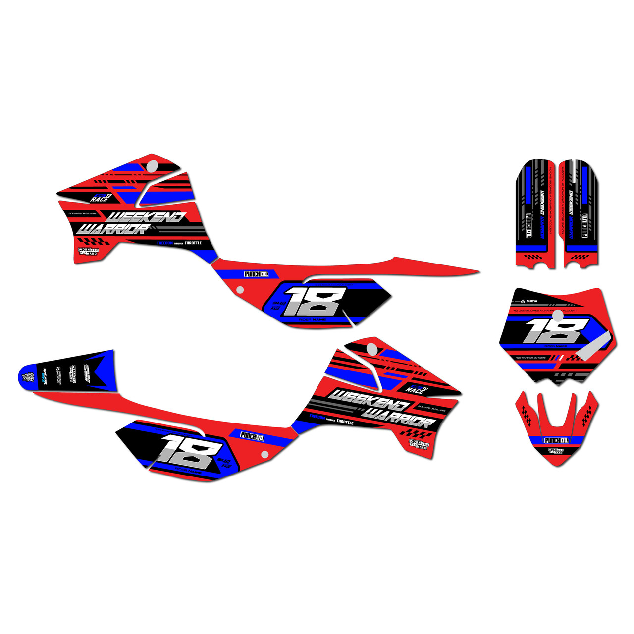 Apollo RFZ X4-X6 X14-X19 Graphics Kit (All years) Warrior