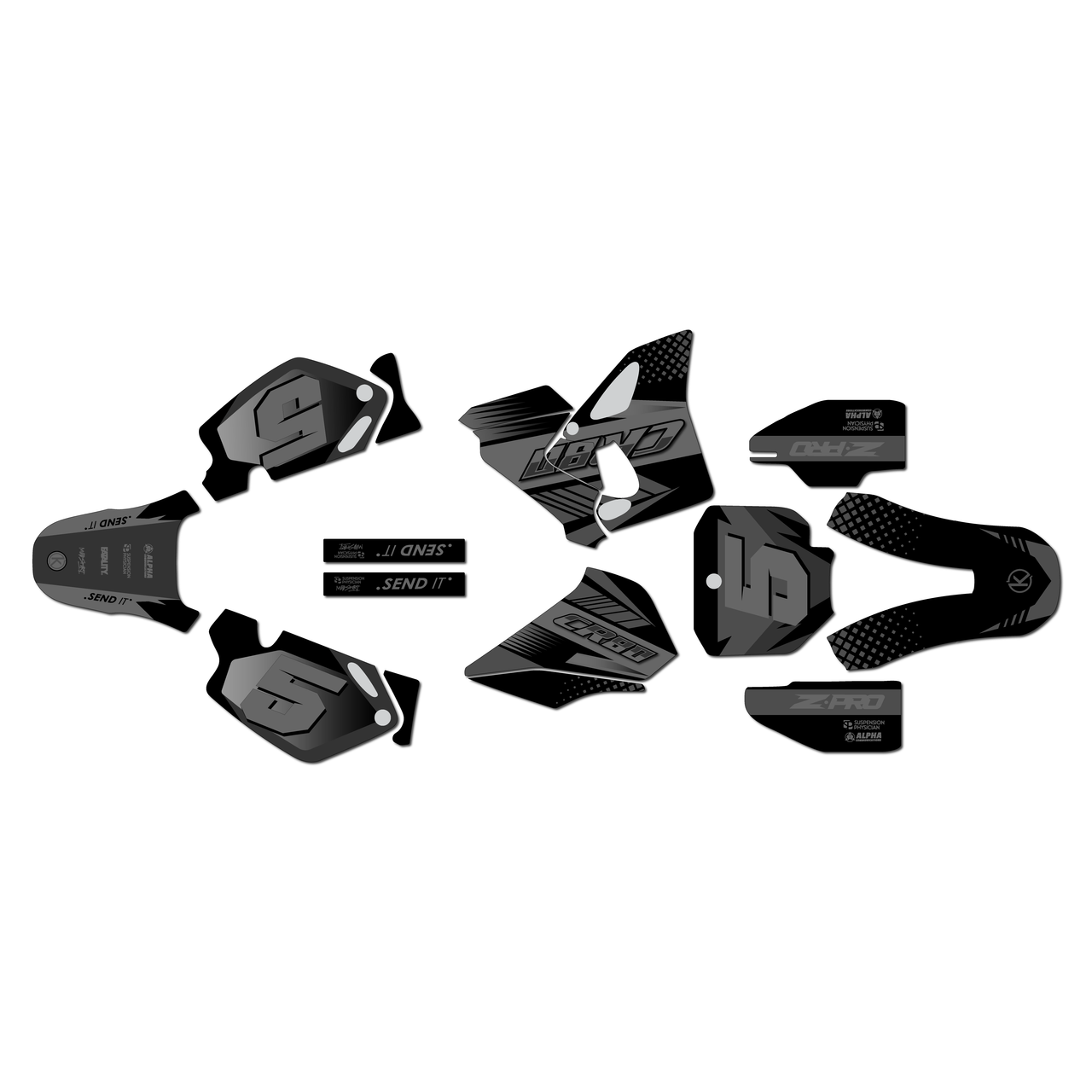 Honda CR80 Graphics Kit (1998-2003) Turbo | KalairGFX