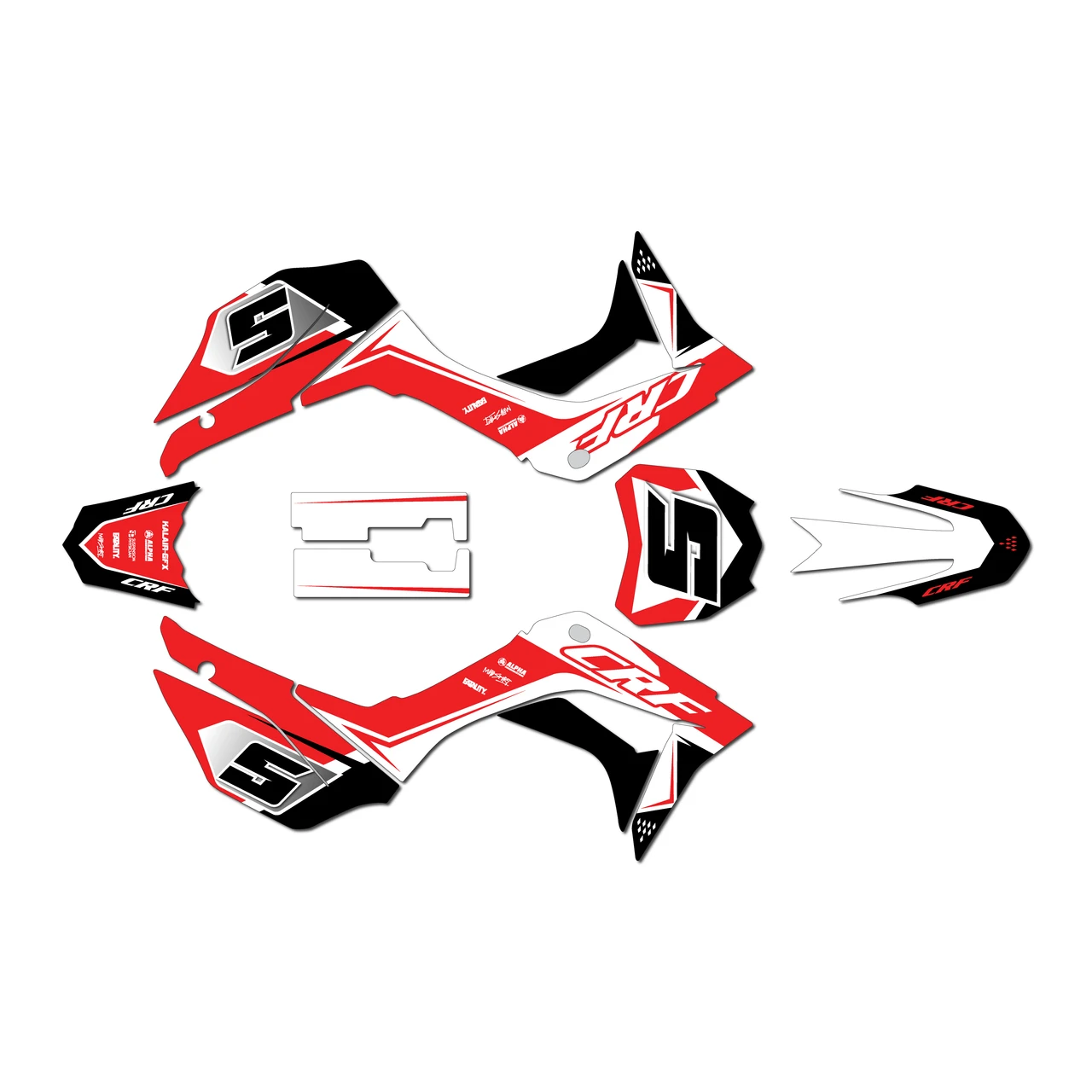 Honda CRF110F Graphics Kit (2019-2026) Venom | KalairGFX
