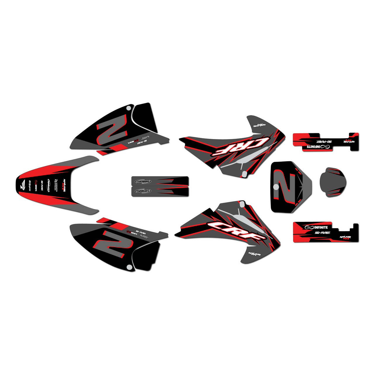 Honda CRF230F Graphics Kit (2003-2007) Vision | KalairGFX
