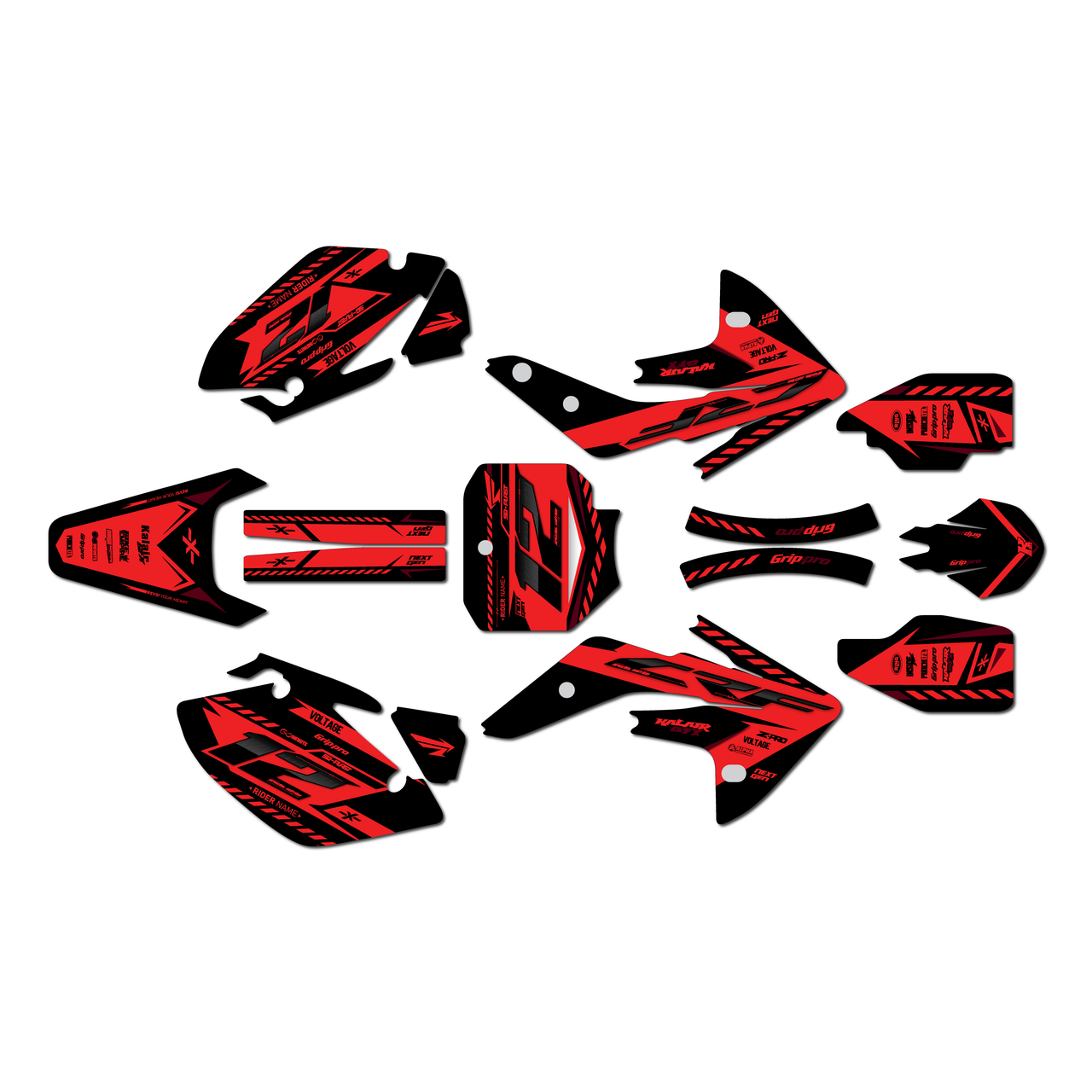 Honda CRF150R Graphics Kit (2007-2026) Lethal | KalairGFX