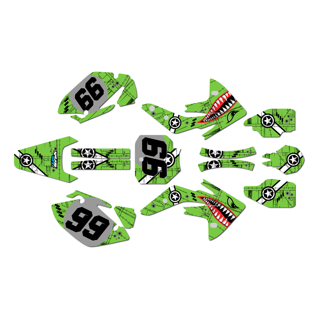 Honda CRF150R Graphics Kit (2007-2026) Predator | KalairGFX