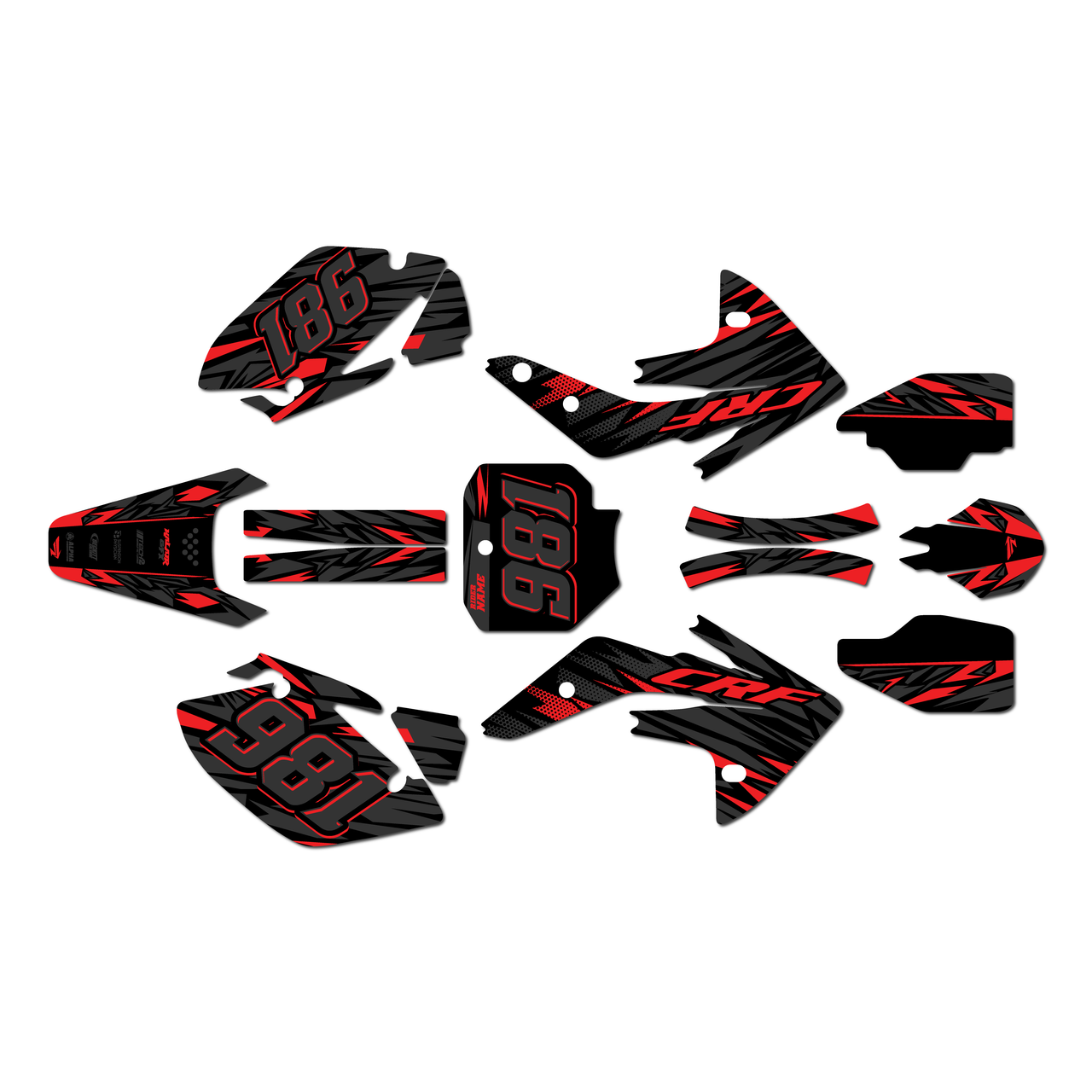 Ta-rot 限定CDセット　新潟Ｖ系　kra Honda CRF150R Graphics Kit (2007-2026) Twitch | KalairGFX