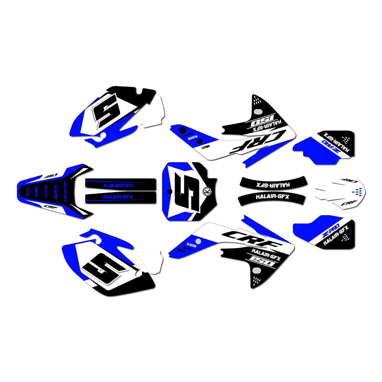 Honda CRF150R Graphics Kit (2007-2026) Venom | KalairGFX