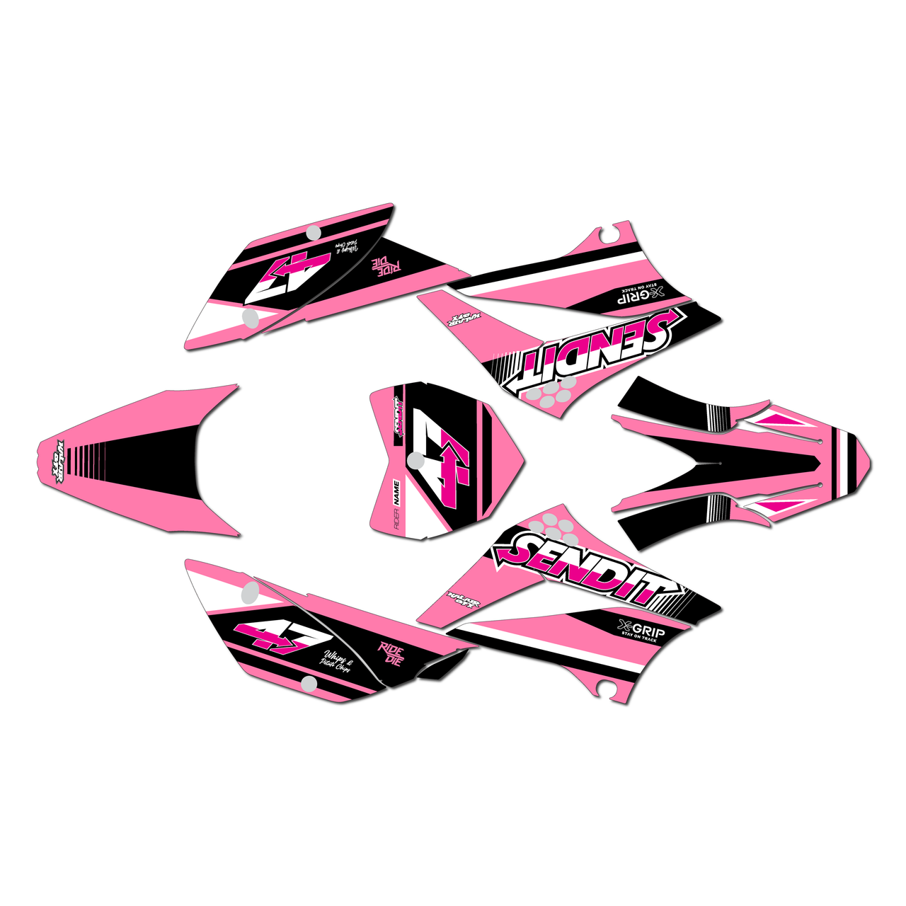 Kawasaki KLX110 Graphics Kit (2010-2026) Fresh | KalairGFX