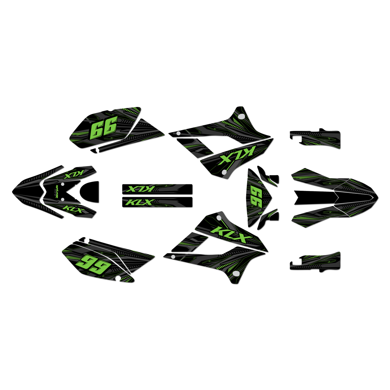 絵画 flk023694 Kawasaki KLX300SM Graphics Kit (2021-2023) Prime | KalairGFX