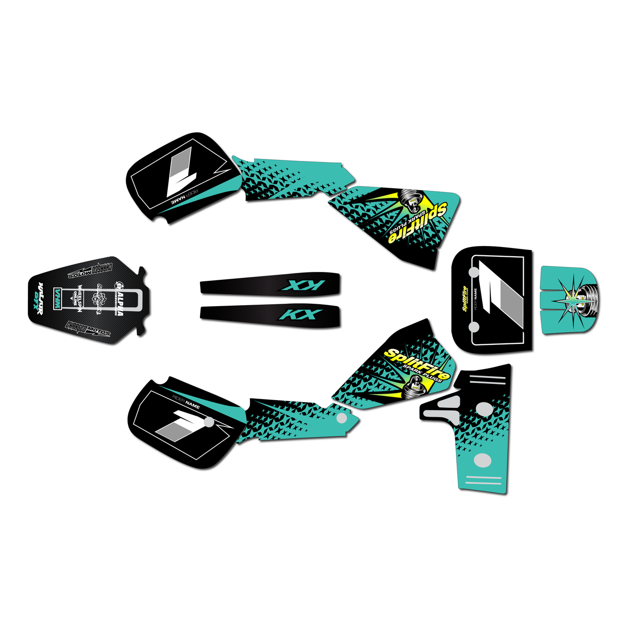 Kawasaki KX60 Graphics Kit (1984-2004) Lancaster | KalairGFX