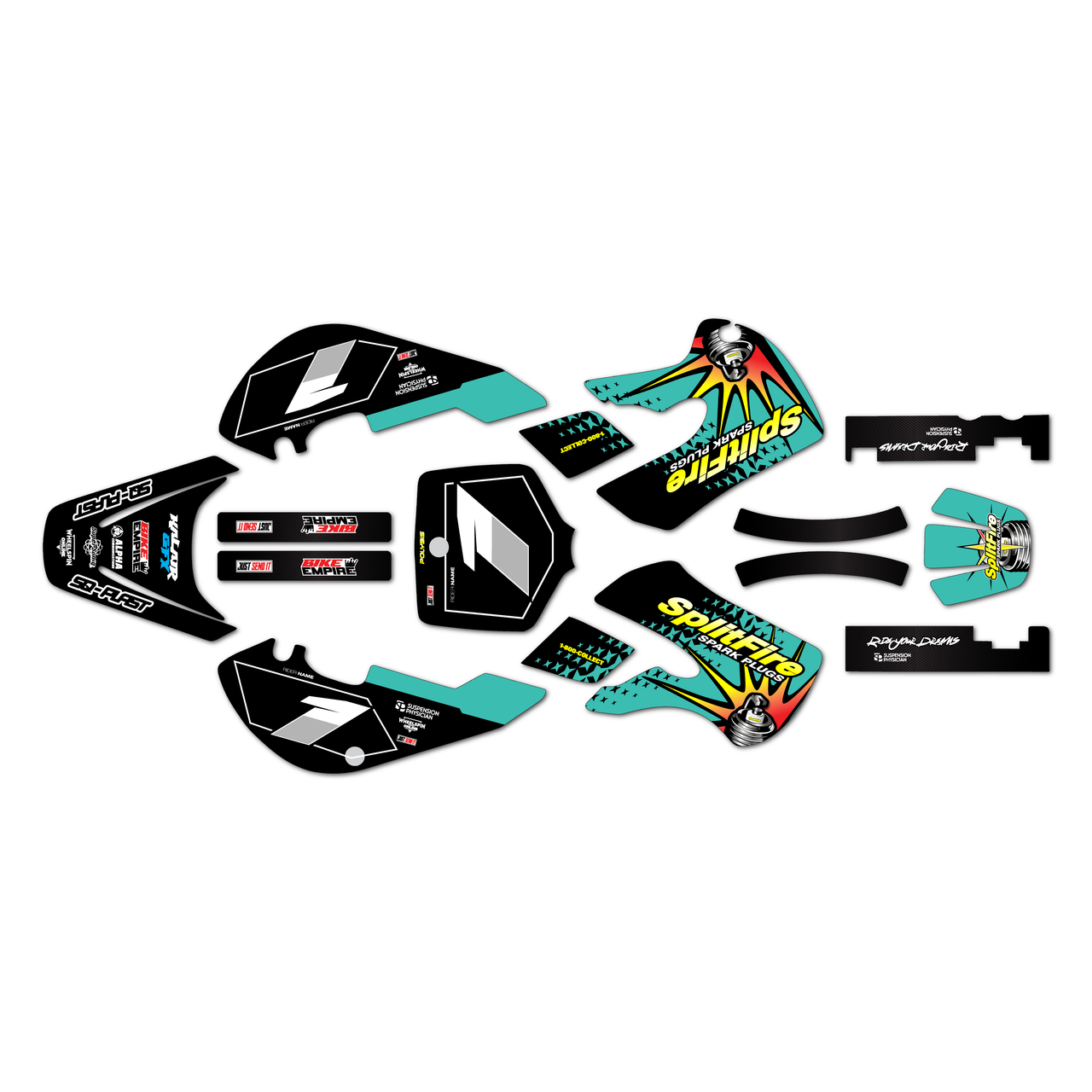 広輝 Kawasaki KX65 Graphics Kit (1999-2026) Lancaster | KalairGFX