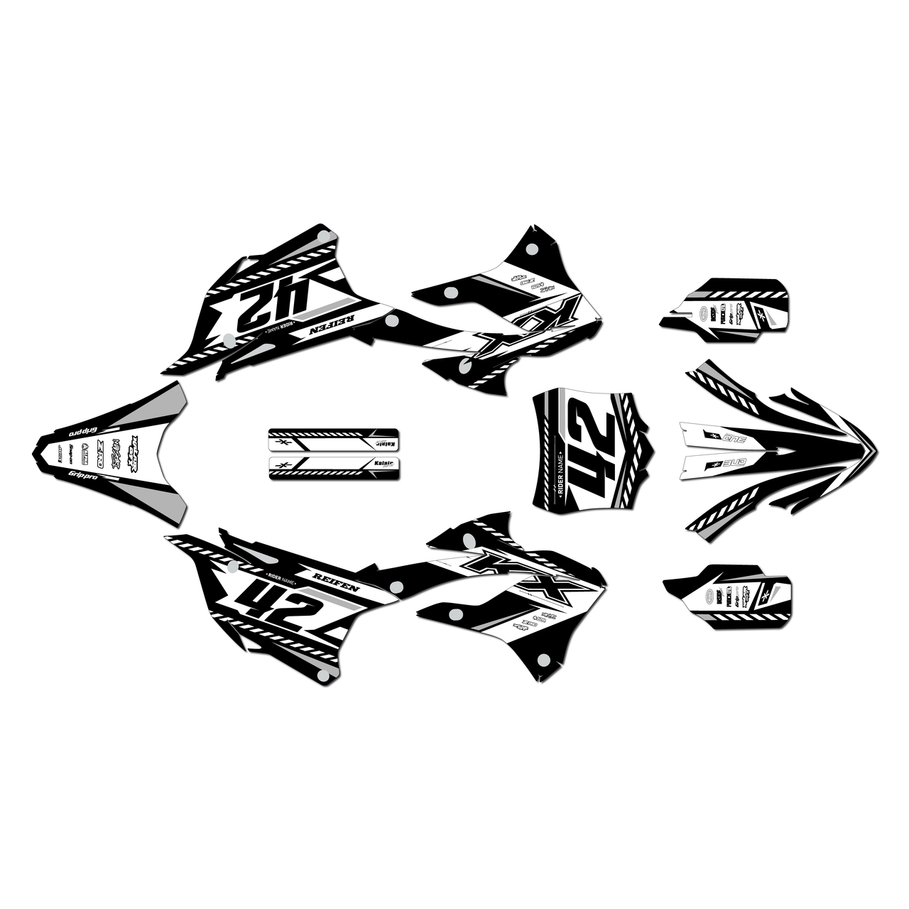 Kawasaki KX85 Graphics Kit (2022-2025) Lethal | KalairGFX