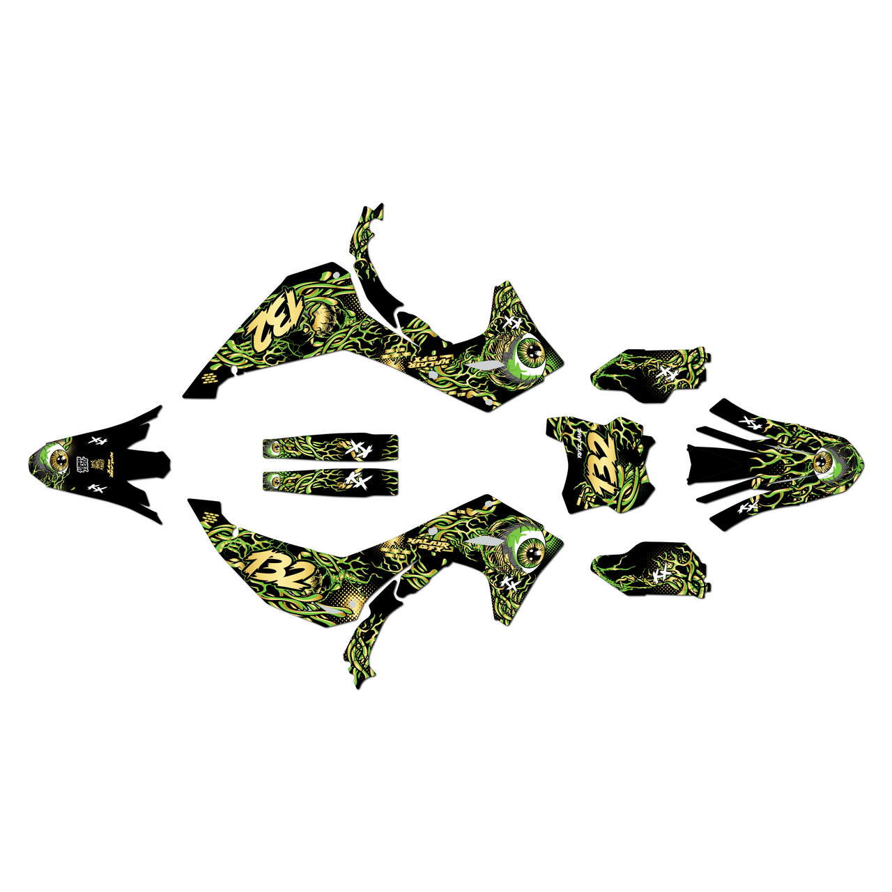 Kawasaki KX250 Graphics Kit (2025-2026) Core | KalairGFX