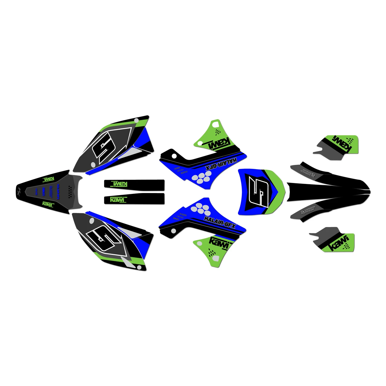 Kawasaki KX250F Graphics Kit (2009-2012) Venom | KalairGFX