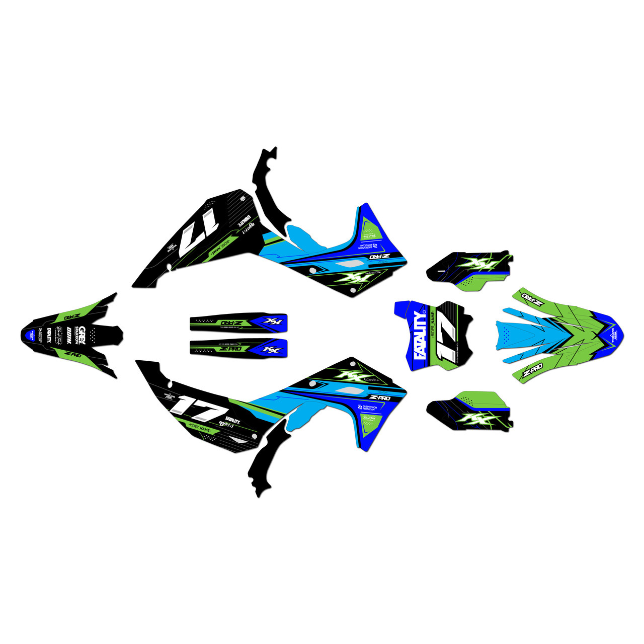 Kawasaki KX450 Graphics Kit (2024-2026) Axis | KalairGFX