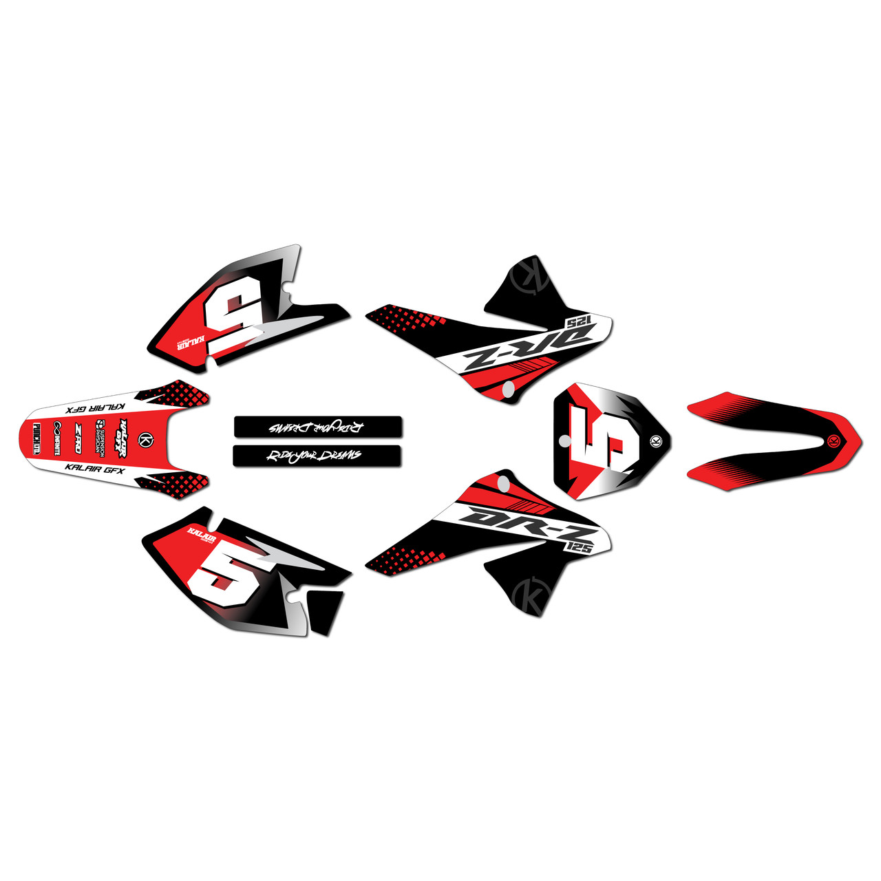 Suzuki DRZ125 Graphics Kit (2008-2026) Turbo | KalairGFX