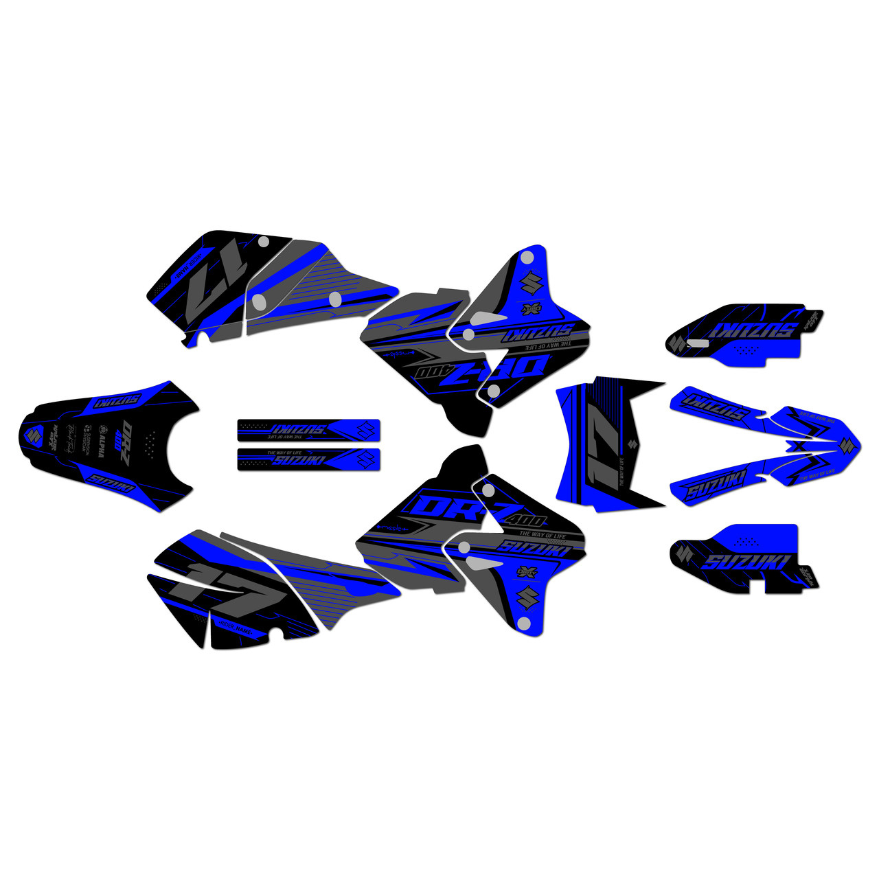 Suzuki DRZ400 Graphics Kit (2000-2024) Axis | KalairGFX