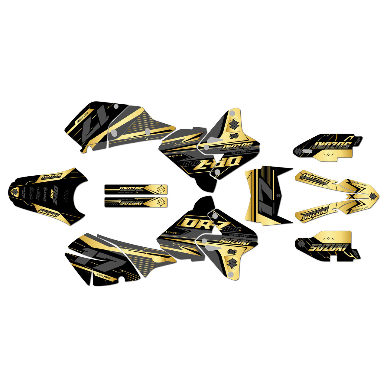 Suzuki DRZ400 Graphics Kit (2000-2024) Axis | KalairGFX