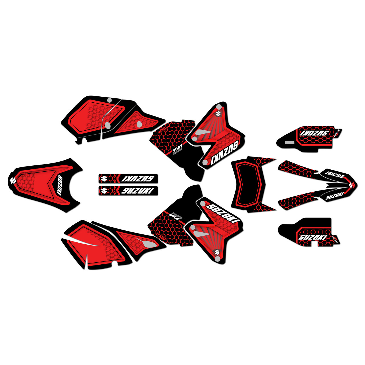 Suzuki DRZ400 Graphics Kit (2000-2024) Bagger | KalairGFX