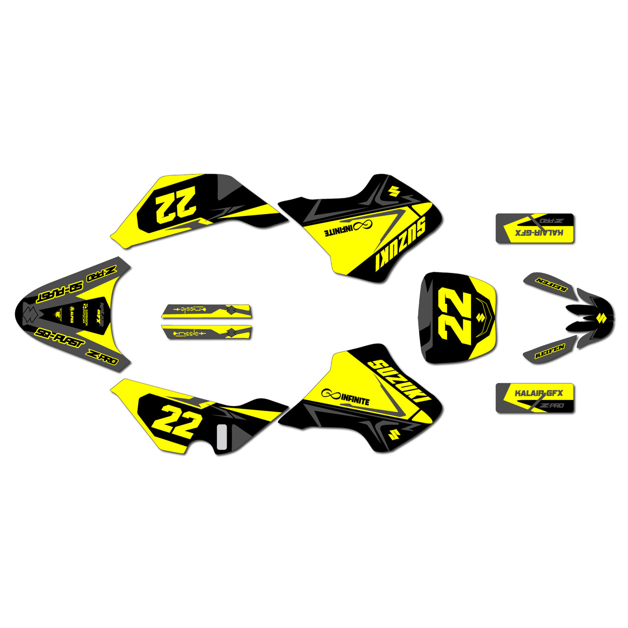 Suzuki JR50 Graphics Kit (2000-2006) Evader | KalairGFX