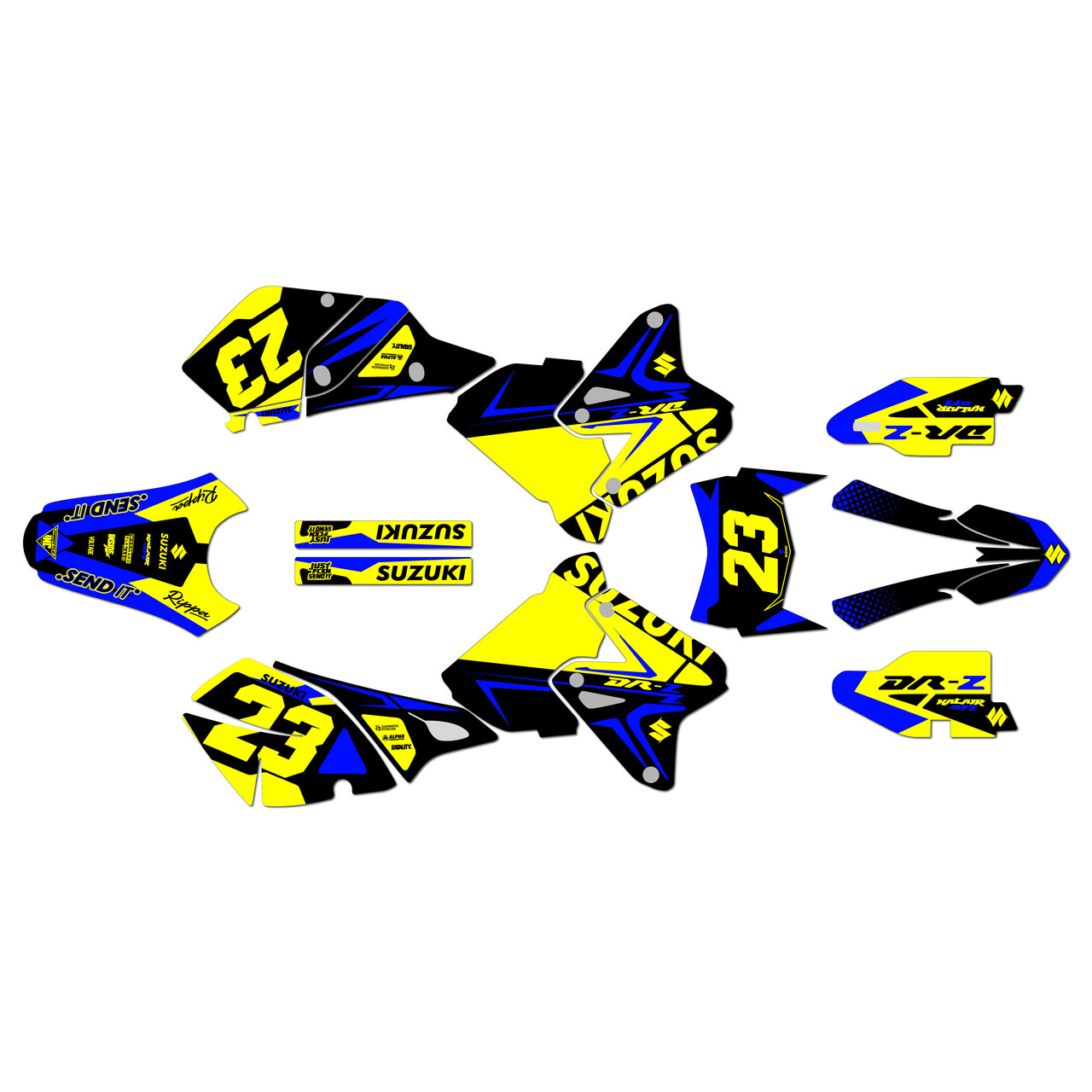 Suzuki DRZ400 Graphics Kit (2000-2024) Evader | KalairGFX