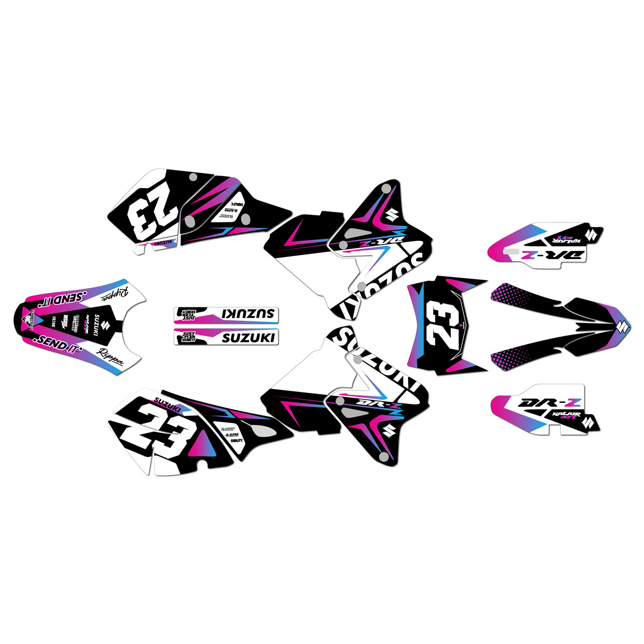 Suzuki DRZ400 Graphics Kit (2000-2024) Evader | KalairGFX