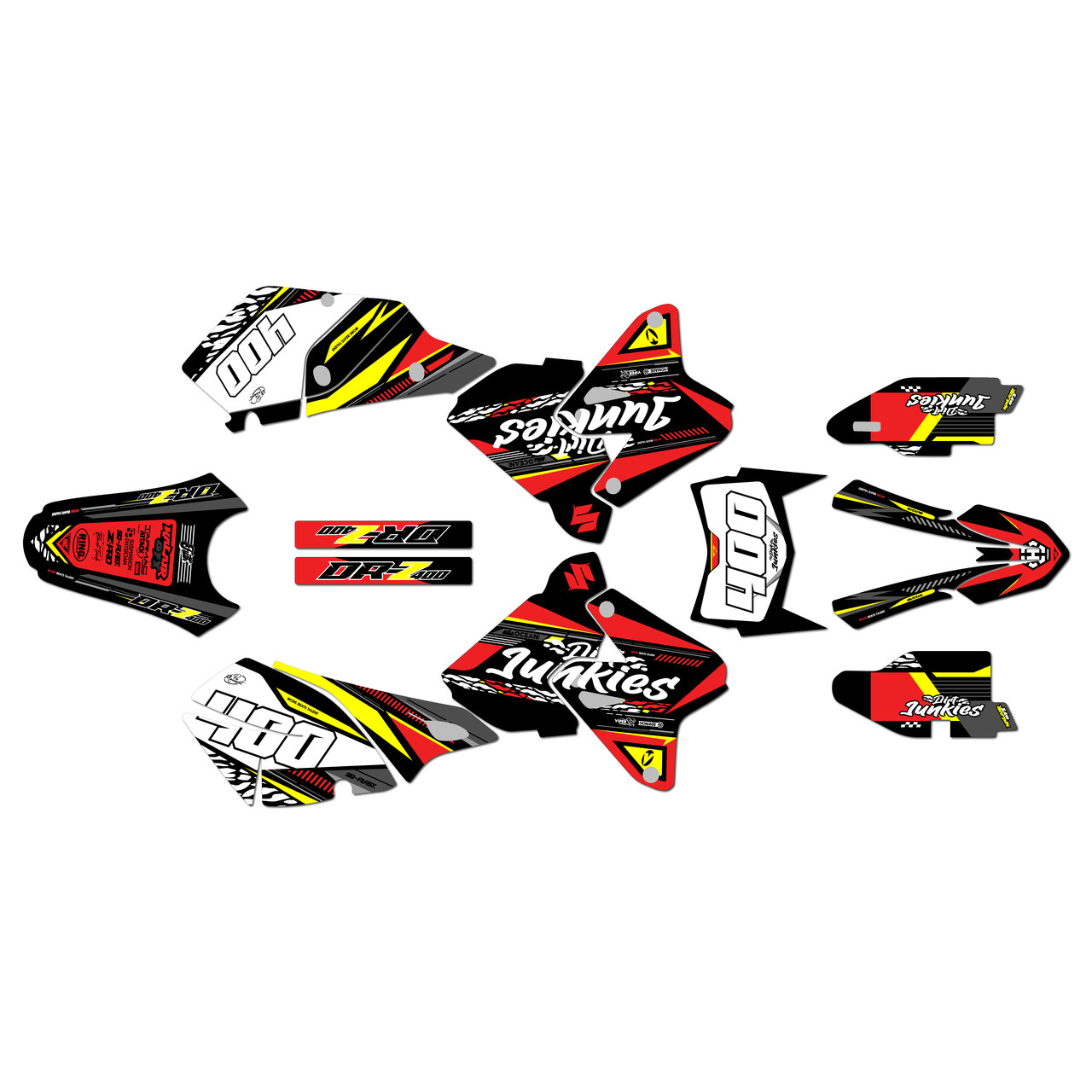 Suzuki DRZ400 Graphics Kit (2000-2024) Rugged | KalairGFX