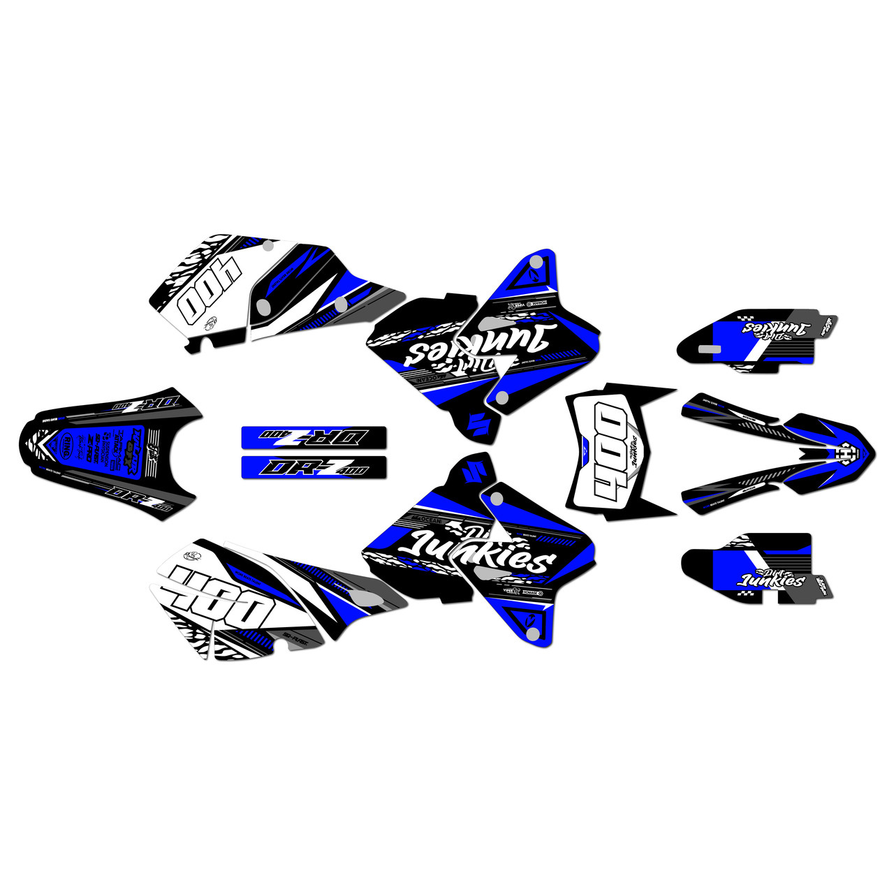 Suzuki DRZ400 Graphics Kit (2000-2024) Rugged | KalairGFX