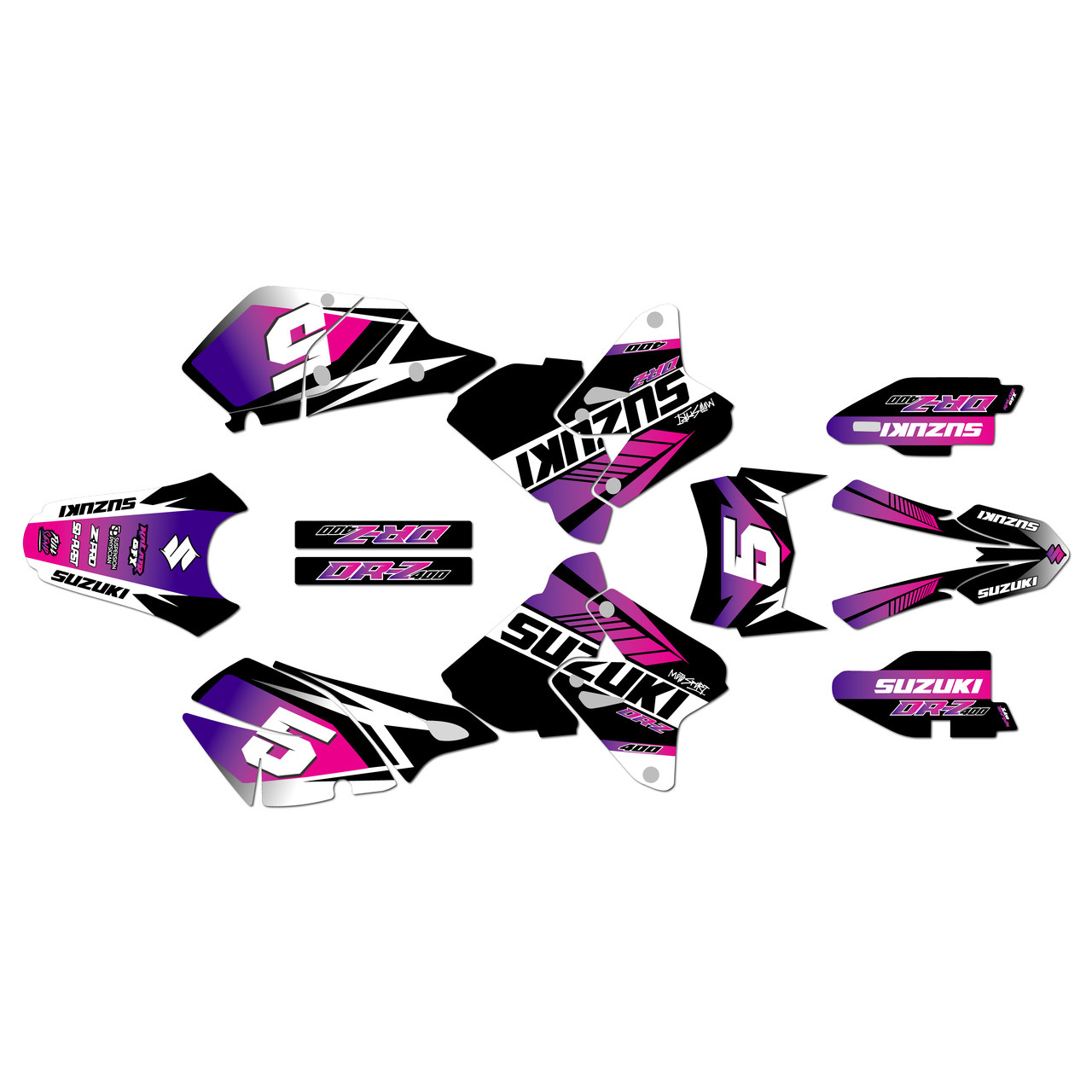 Suzuki DRZ400 Graphics Kit (2000-2024) Turbo | KalairGFX