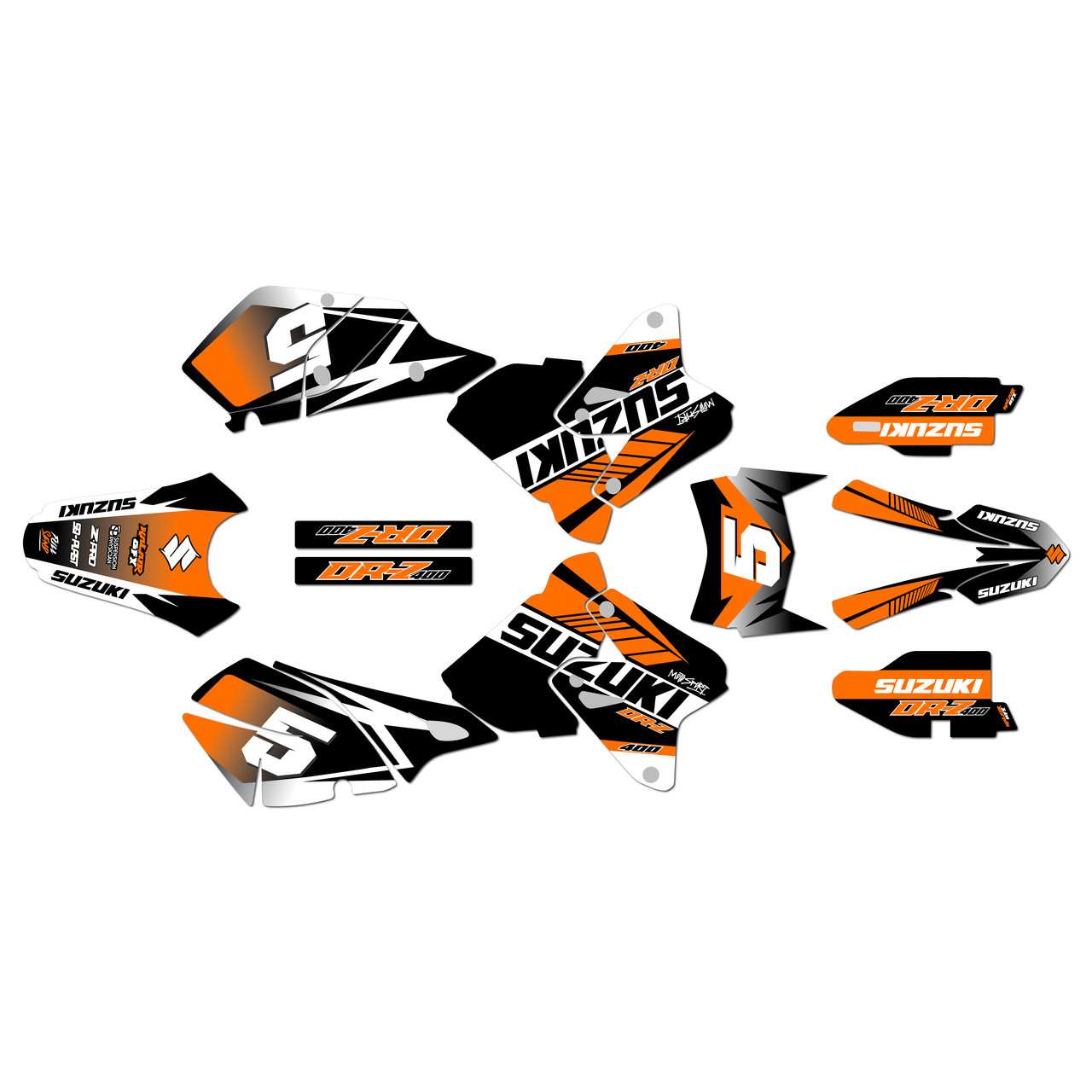 Suzuki DRZ400 Graphics Kit (2000-2024) Turbo | KalairGFX
