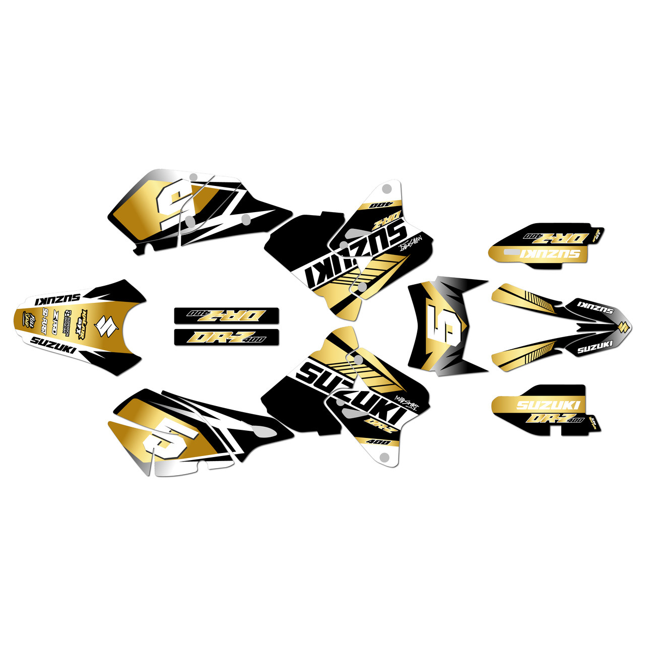 Suzuki DRZ400 Graphics Kit (2000-2024) Turbo | KalairGFX