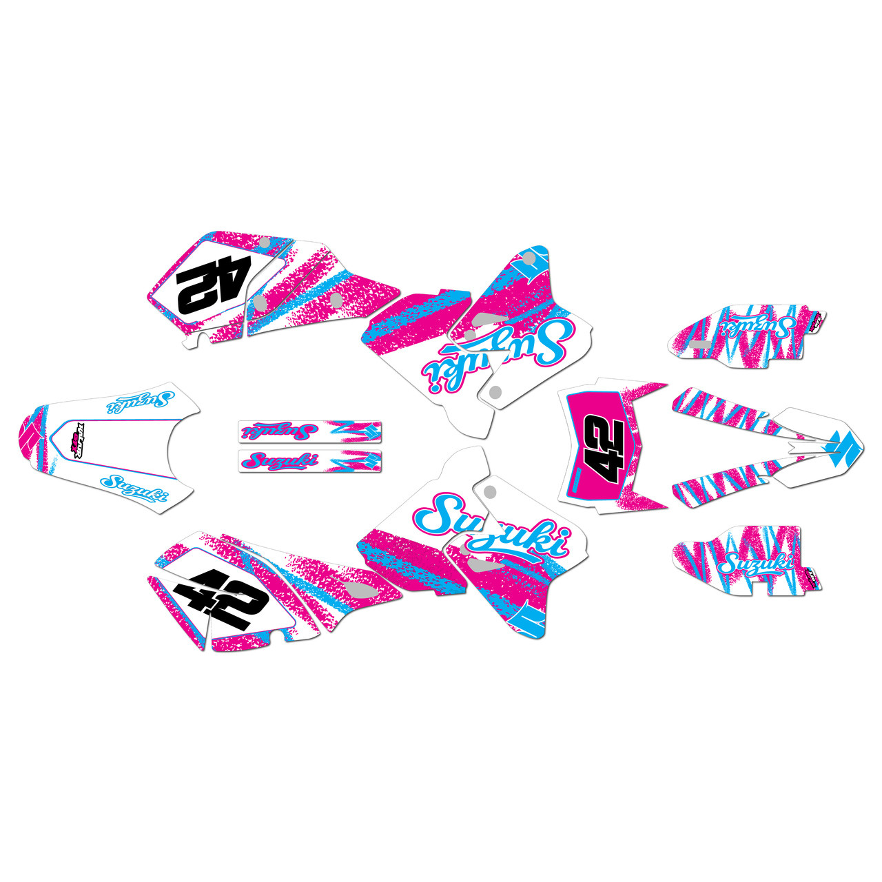 Suzuki DRZ400 Graphics Kit (2000-2024) Whiplash | KalairGFX