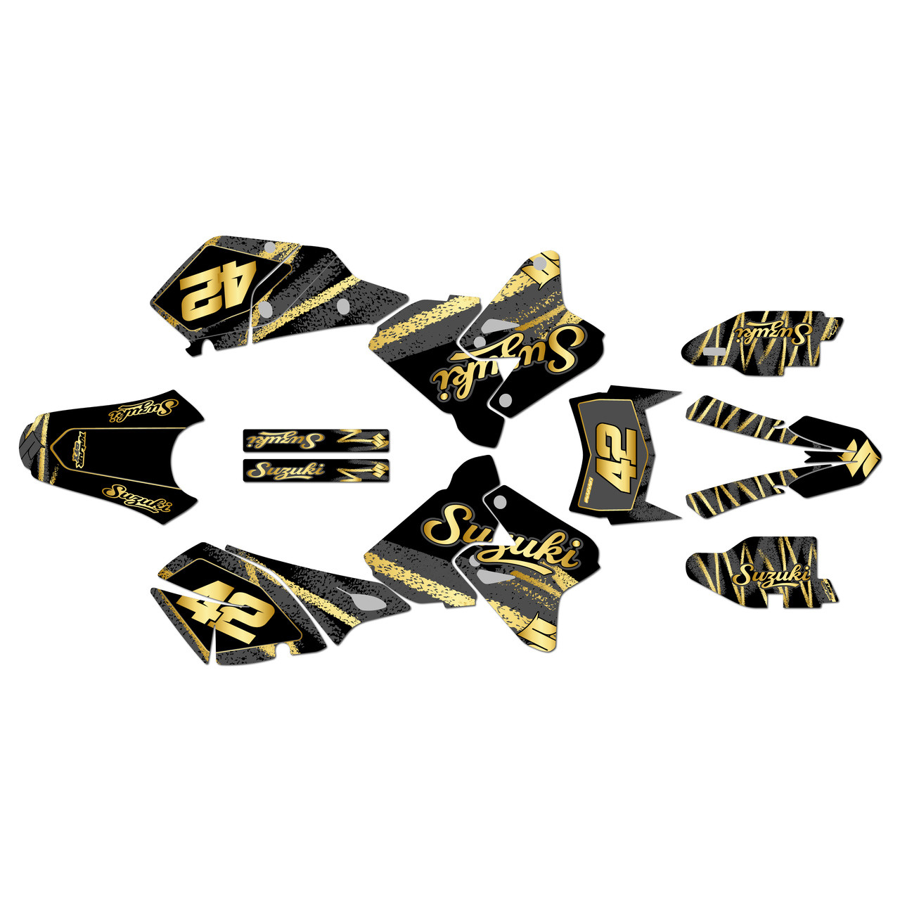 Suzuki DRZ400 Graphics Kit (2000-2024) Whiplash | KalairGFX
