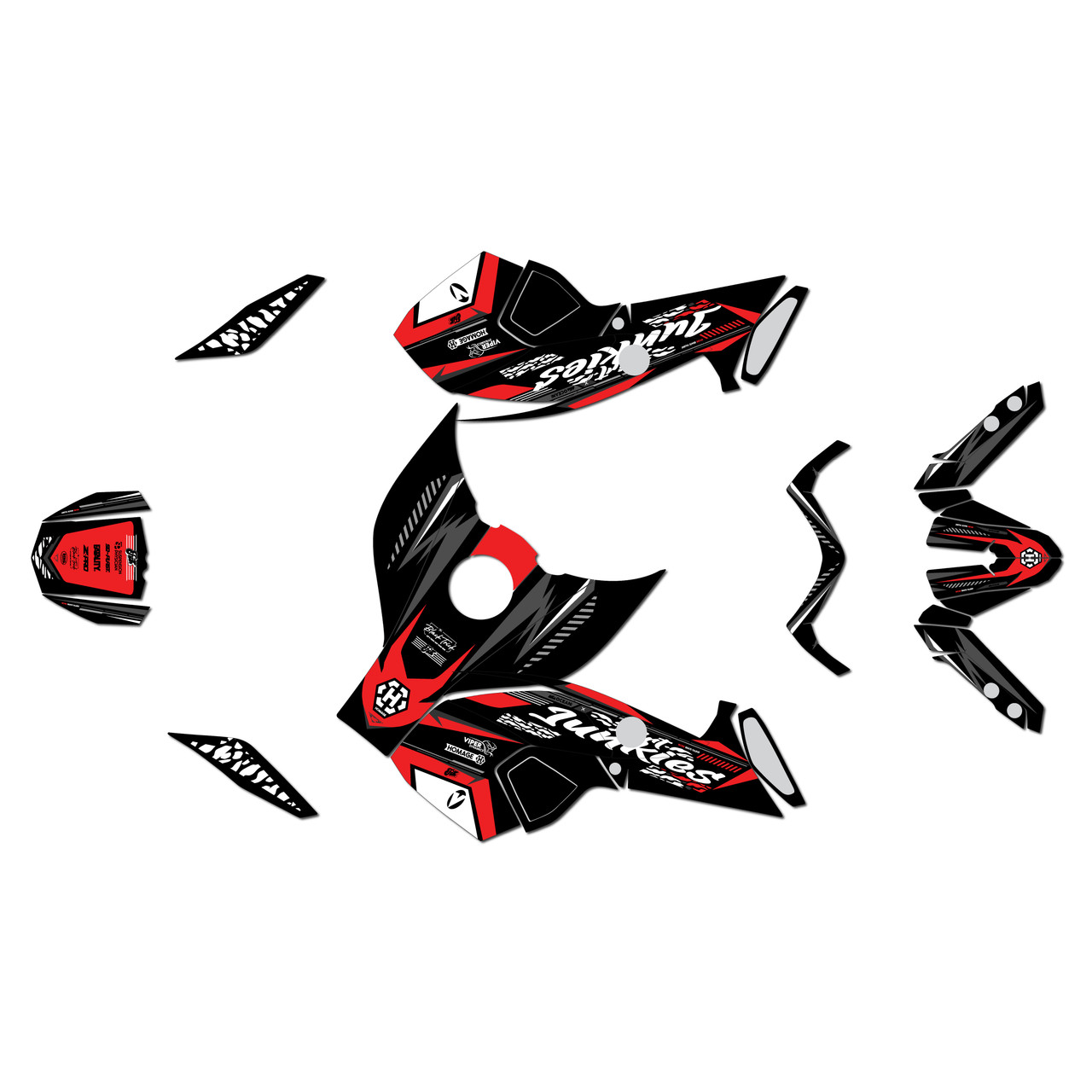 Yamaha FZ09/MT09 Graphics Kit (2013-2016) Rugged | KalairGFX