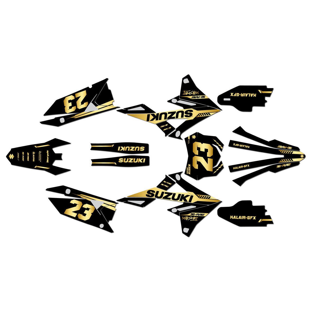 Suzuki RMZ450 Graphics Kit (2018-2026) Viper | KalairGFX