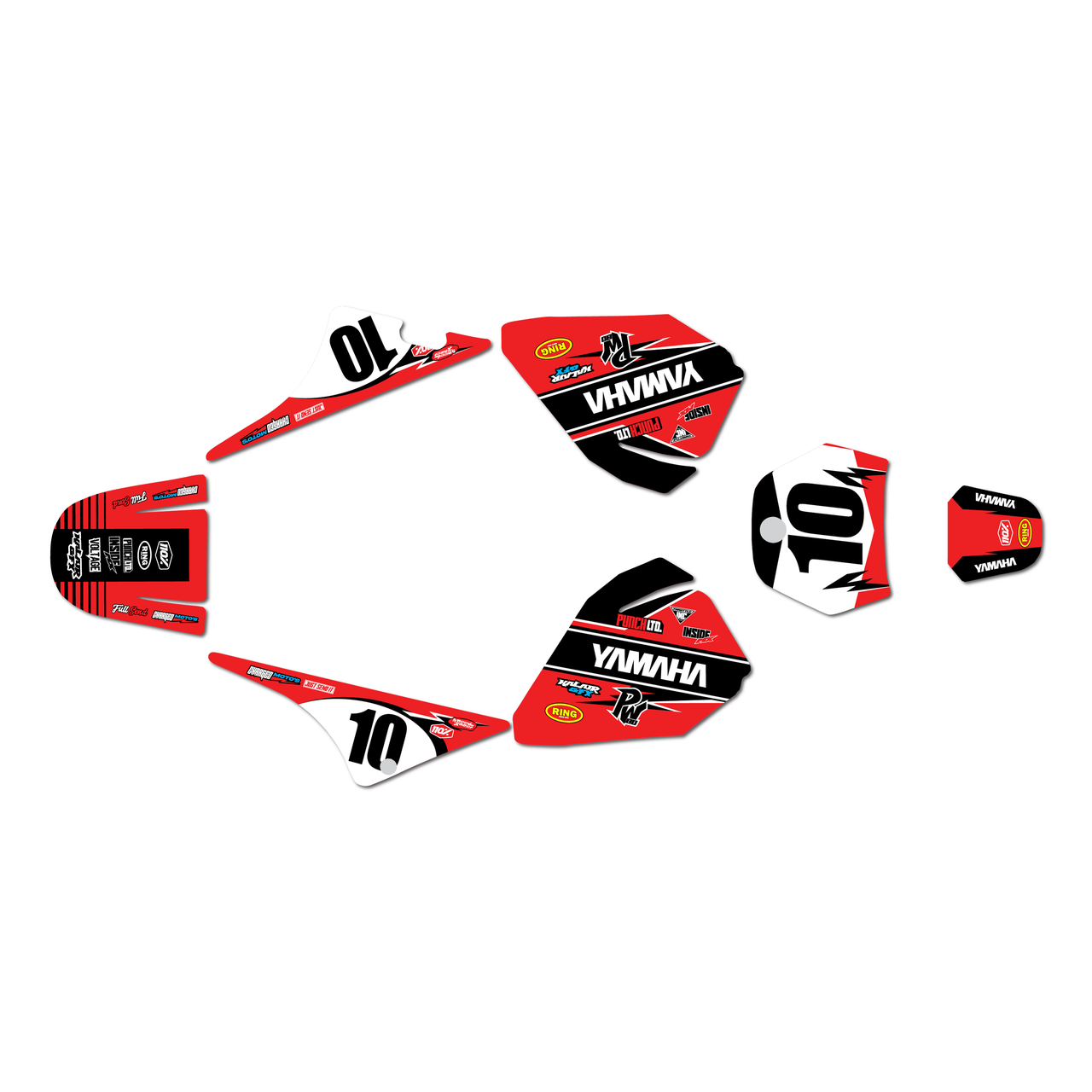 Yamaha PW80 Graphics Kit (All years) Speed | KalairGFX