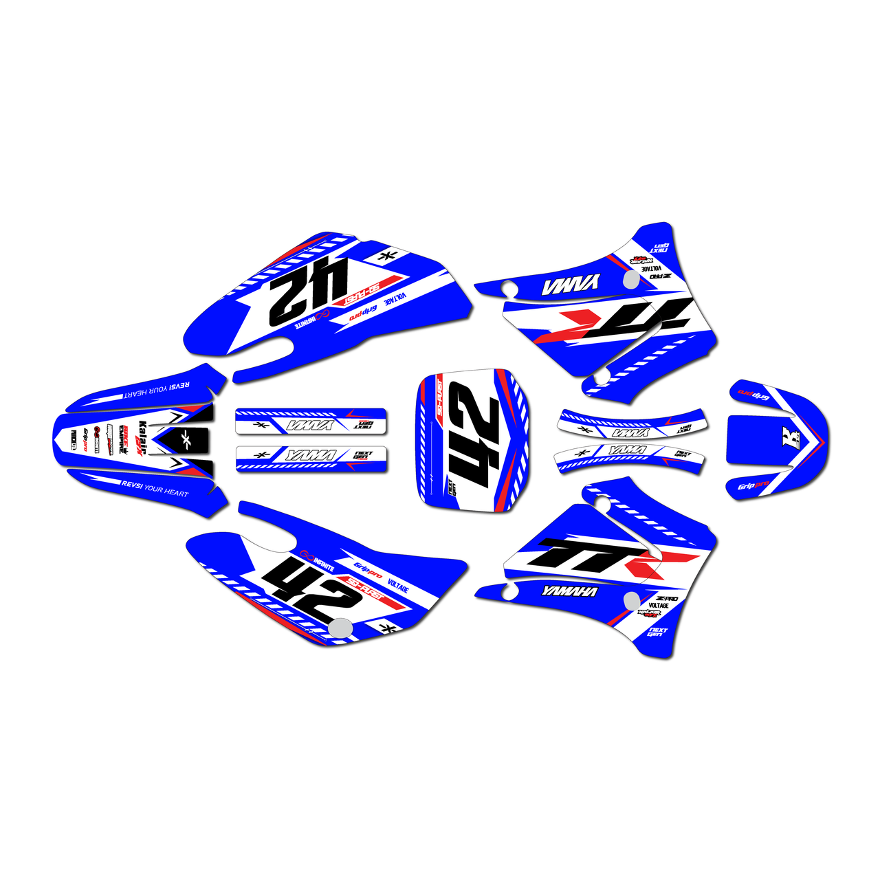 Yamaha TTR125 Graphics Kit (2000-2007) Lethal | KalairGFX