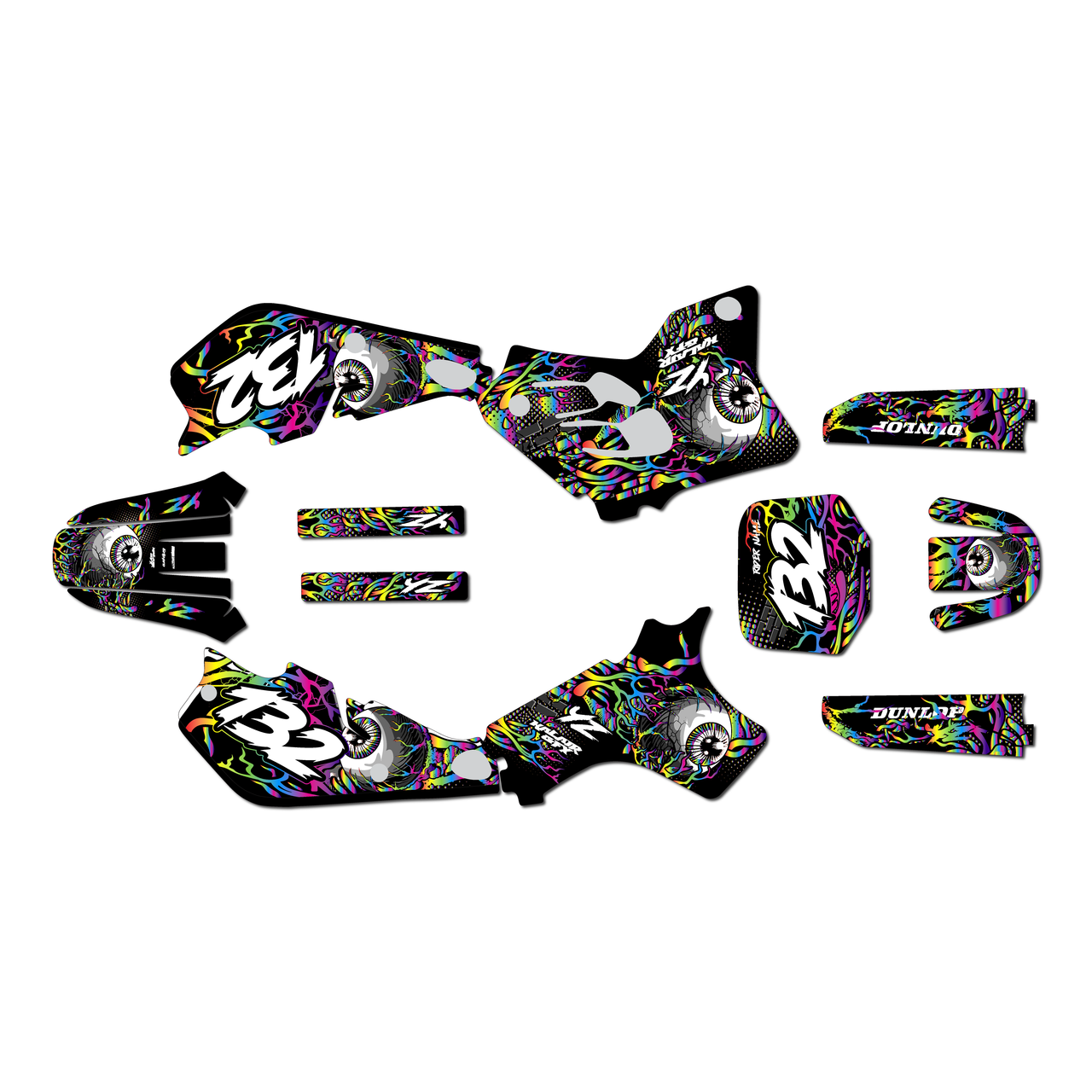コ*タ様 ヤマハyz80 4gtoパーツジャンク品 Yamaha YZ80 Graphics Kit (1993-2001) Core | KalairGFX