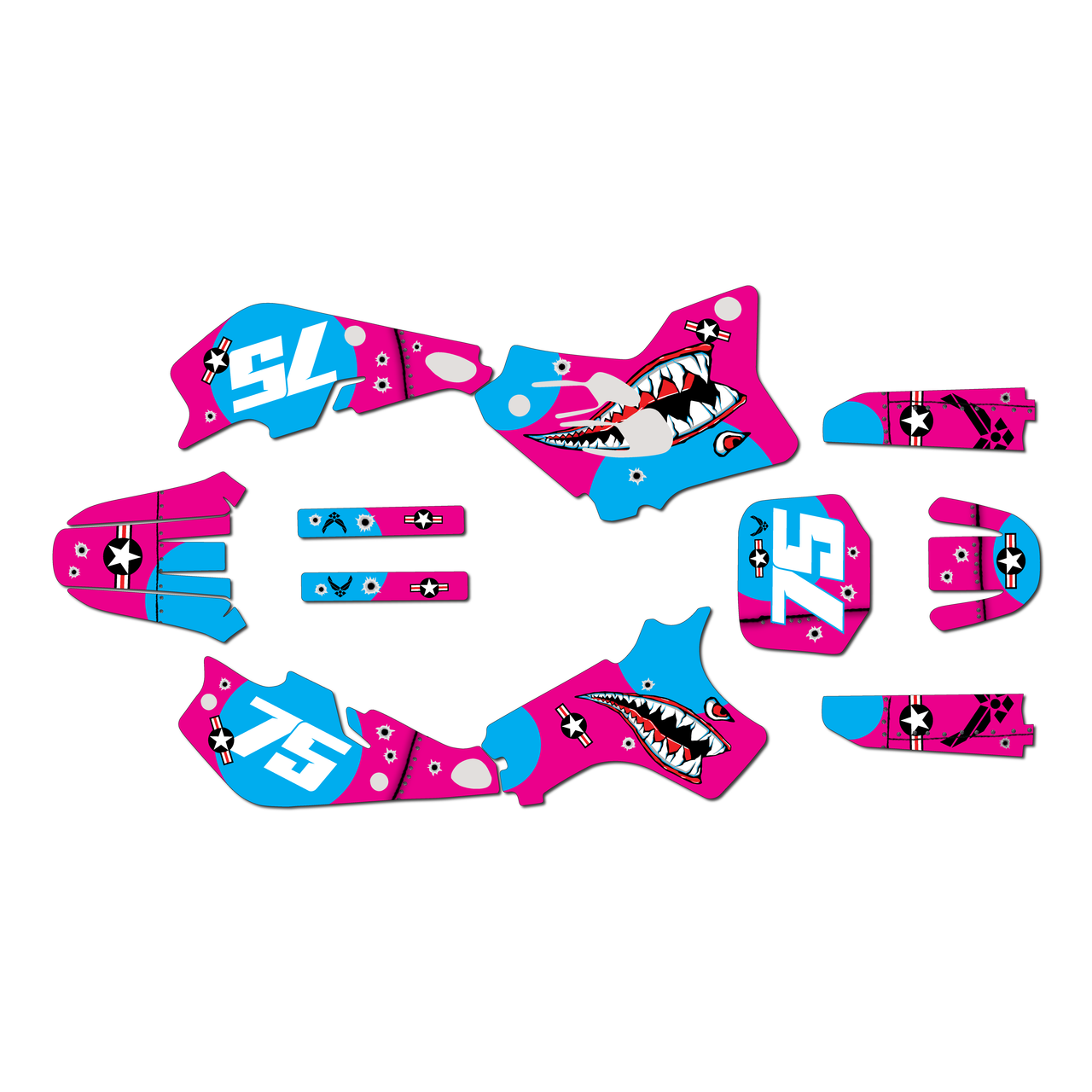 Yamaha YZ80 Graphics Kit (1993-2001) Predator | KalairGFX