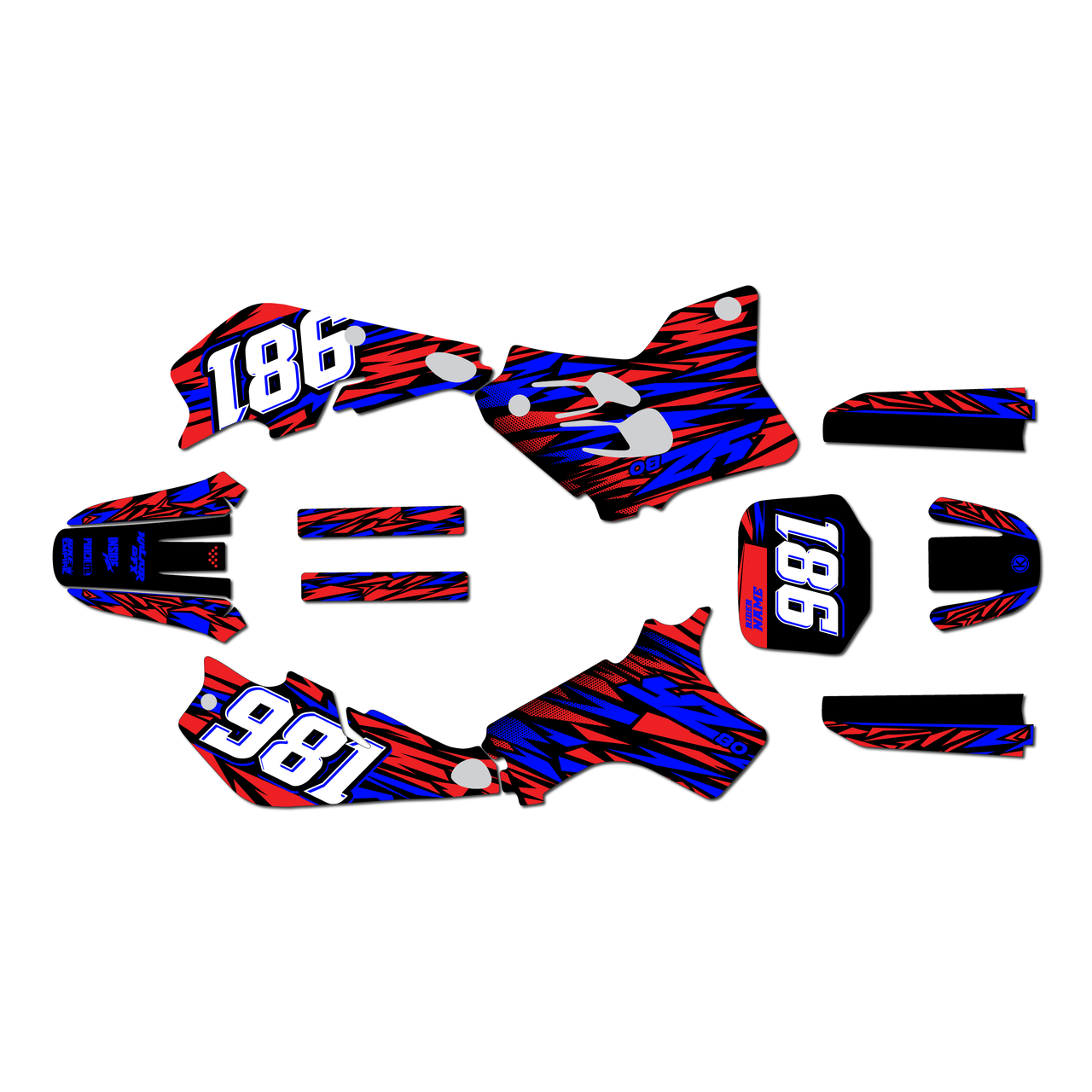 Yamaha YZ80 Graphics Kit (1993-2001) Twitch | KalairGFX